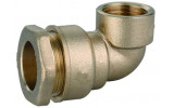 Koleno svorné MOSADZNÉ 25 mm x 3/4" vnútorný závit - Tvarovka na PE rúry, PN16